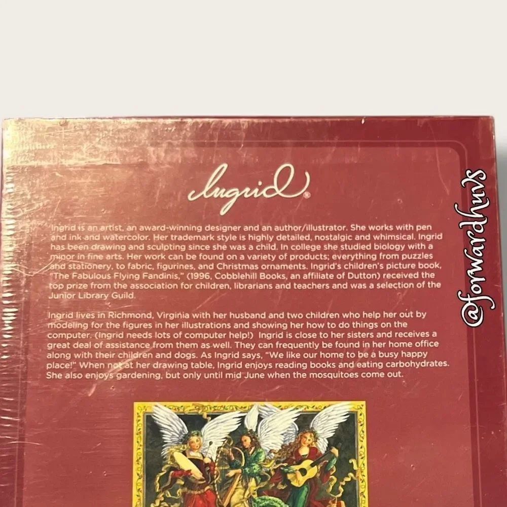 Christmas Angels Glitter Jigsaw Puzzle – 1000 Pieces